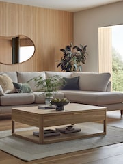 Natural Arlo Wood Effect Storage Coffee Table - Image 4 of 9