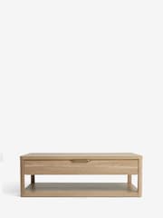 Natural Arlo Wood Effect Storage Coffee Table - Image 6 of 9
