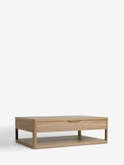Natural Arlo Wood Effect Storage Coffee Table - Image 7 of 9