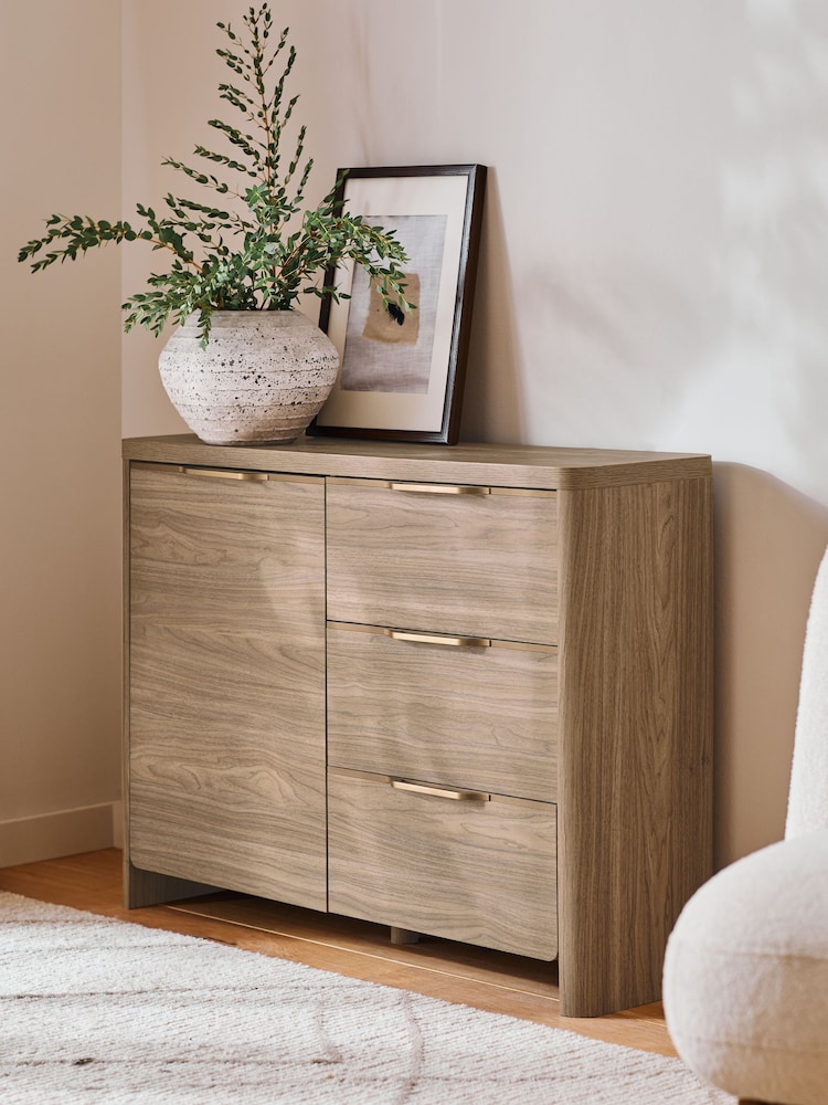 Natural Arlo Small Wood Effect Sideboard - Image 1 of 13