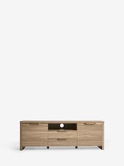 Natural Arlo Wood Effect Up To 65 Inch TV Unit - Image 4 of 10