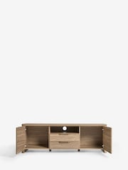 Natural Arlo Wood Effect Up To 65 Inch TV Unit - Image 5 of 10