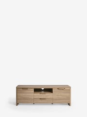 Natural Arlo Wood Effect Up To 65 Inch TV Unit - Image 8 of 10