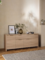 Natural Arlo Extra Large Wood Effect Sideboard - Image 1 of 10
