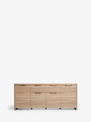 Natural Arlo Extra Large Wood Effect Sideboard - Image 6 of 10