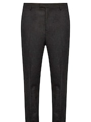 BadRhino Big & Tall Grey Tweed Wool Mix Regular Fit Suit Trousers - Image 2 of 3