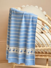 JoJo Maman Bébé Peter Rabbit Knitted Shawl - Image 1 of 5