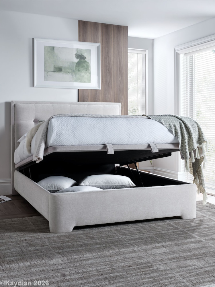 Kaydian Cream Falstone Ottoman Storage Bed - Image 2 of 2