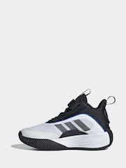 adidas White Own the Game 3.0 Trainers - Image 2 of 8
