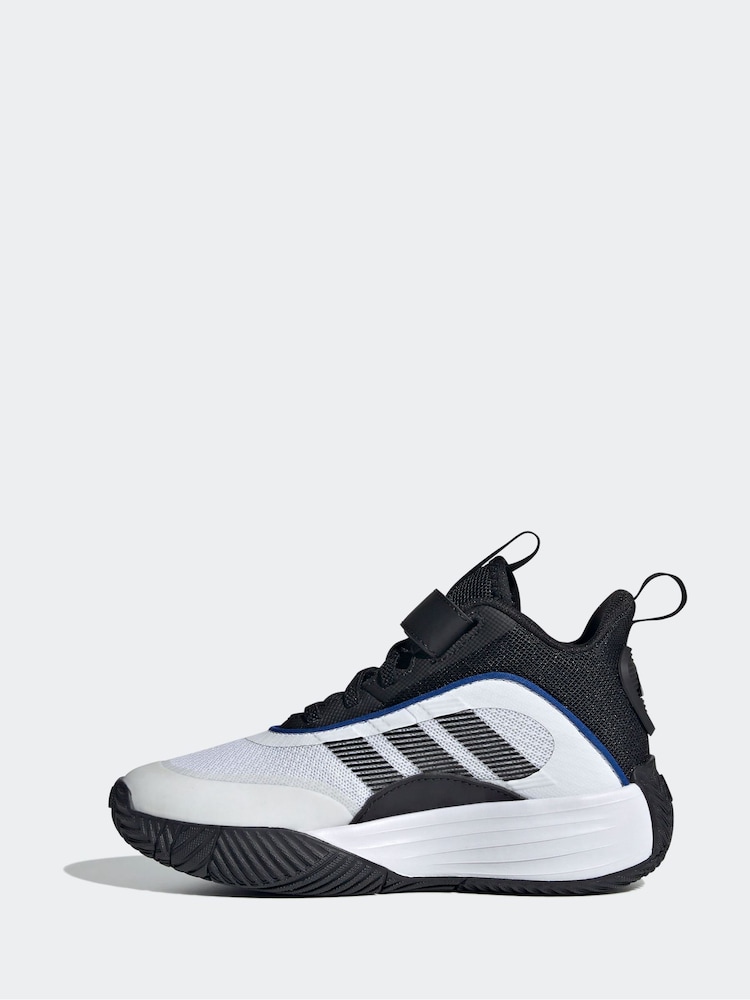 adidas White Own the Game 3.0 Trainers - Image 2 of 8