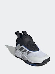 adidas White Own the Game 3.0 Trainers - Image 3 of 8