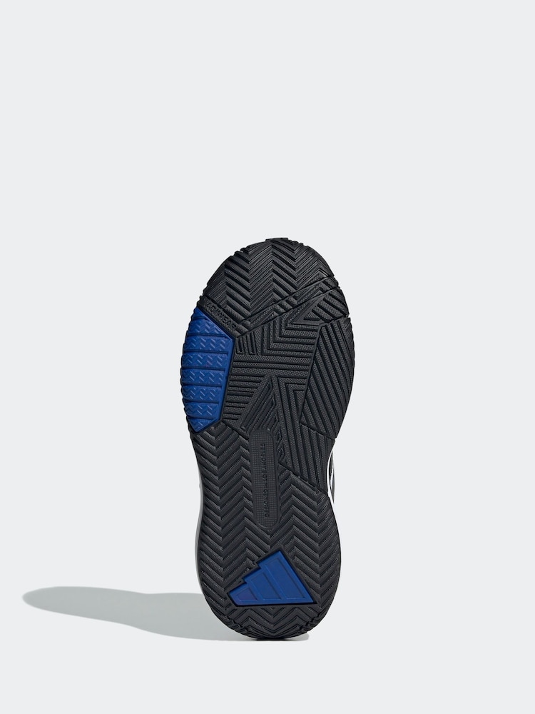 adidas White Own the Game 3.0 Trainers - Image 6 of 8