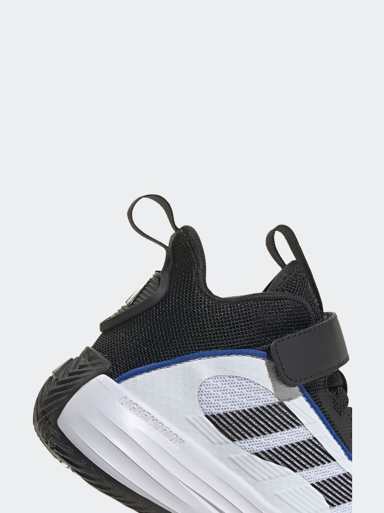 adidas White Own the Game 3.0 Trainers - Image 7 of 8