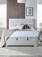 Kaydian Cream Kirkby Ottoman Storage Bed - Image 1 of 2