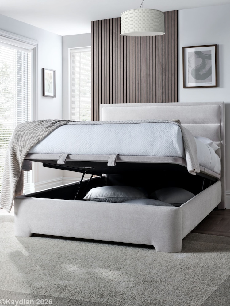 Kaydian Cream Kirkby Ottoman Storage Bed - Image 2 of 2