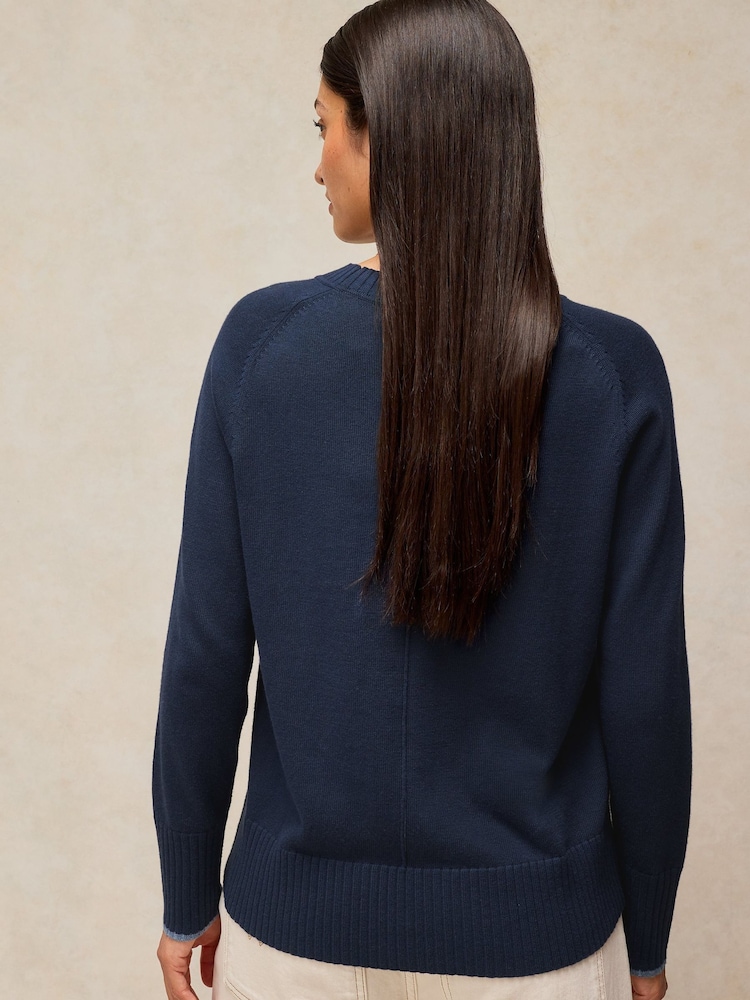 White Stuff Blue Sienna Jumper - Image 2 of 6 White Stuff Blue Sienna Jumper - Image 2 of 6