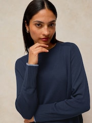 White Stuff Blue Sienna Jumper - Image 4 of 6