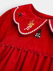 JoJo Maman Bébé Embroidered Bubble Romper & Tights Set - Image 7 sur 7