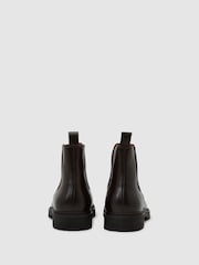 Reiss Dark Brown Milton Leather Chelsea Boots - Image 3 of 4