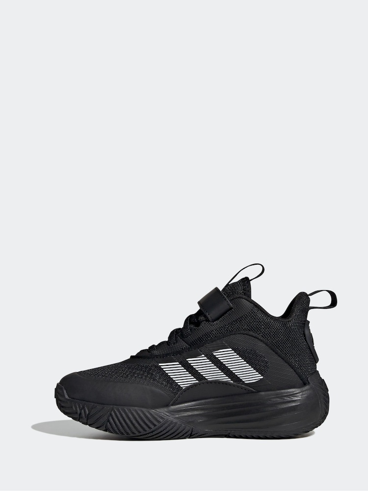adidas Dark Black Own the Game 3.0 Trainers - Image 2 of 8