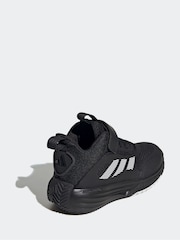 adidas Dark Black Own the Game 3.0 Trainers - Image 3 of 8