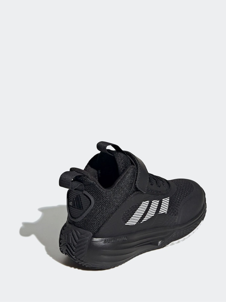 adidas Dark Black Own the Game 3.0 Trainers - Image 3 of 8
