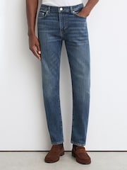 Blaue Waschung - Reiss Floyd Comfort-Stretch Slim-Fit Jeans - Bild 3 von 7