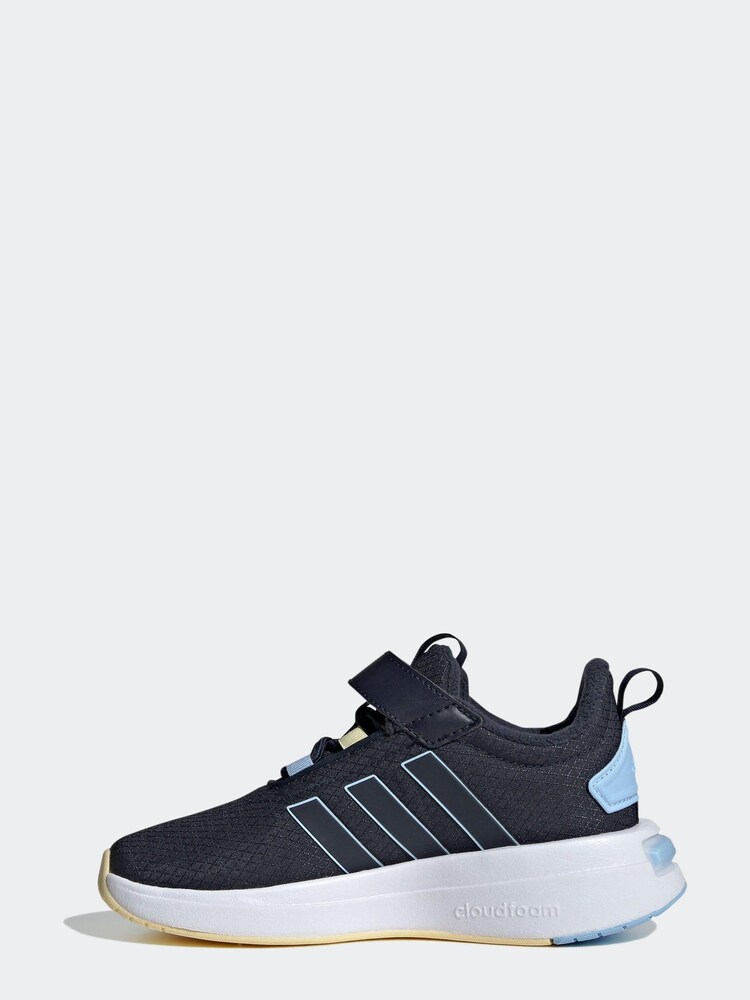 adidas Blue Racer Trainers - Image 2 of 8