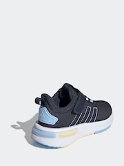 adidas Blue Racer Trainers - Image 4 of 8