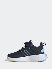 adidas Blue Racer Trainers - Image 6 of 8