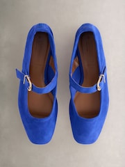 Cobalt Blue N. Premium Leather Mary Jane Shoes - Image 1 of 6