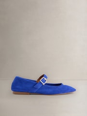 Cobalt Blue N. Premium Leather Mary Jane Shoes - Image 3 of 6