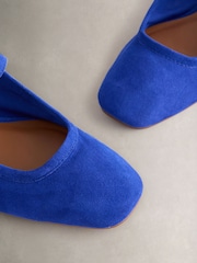 Cobalt Blue N. Premium Leather Mary Jane Shoes - Image 4 of 6