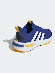 adidas Blue Racer Trainers - Image 5 of 8