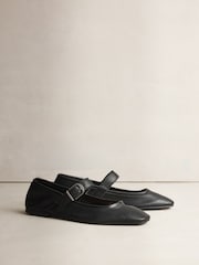 Black N. Premium Leather Mary Jane Shoes - Image 2 of 5