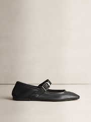 Black N. Premium Leather Mary Jane Shoes - Image 3 of 5