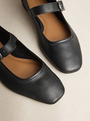 Black N. Premium Leather Mary Jane Shoes - Image 5 of 5