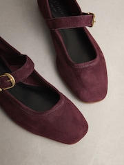 Purple N. Premium Leather Mary Jane Shoes - Image 4 of 5