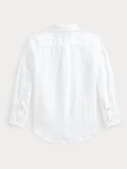 Polo Ralph Lauren Boys Linen Long Sleeve Shirt - Image 2 of 3