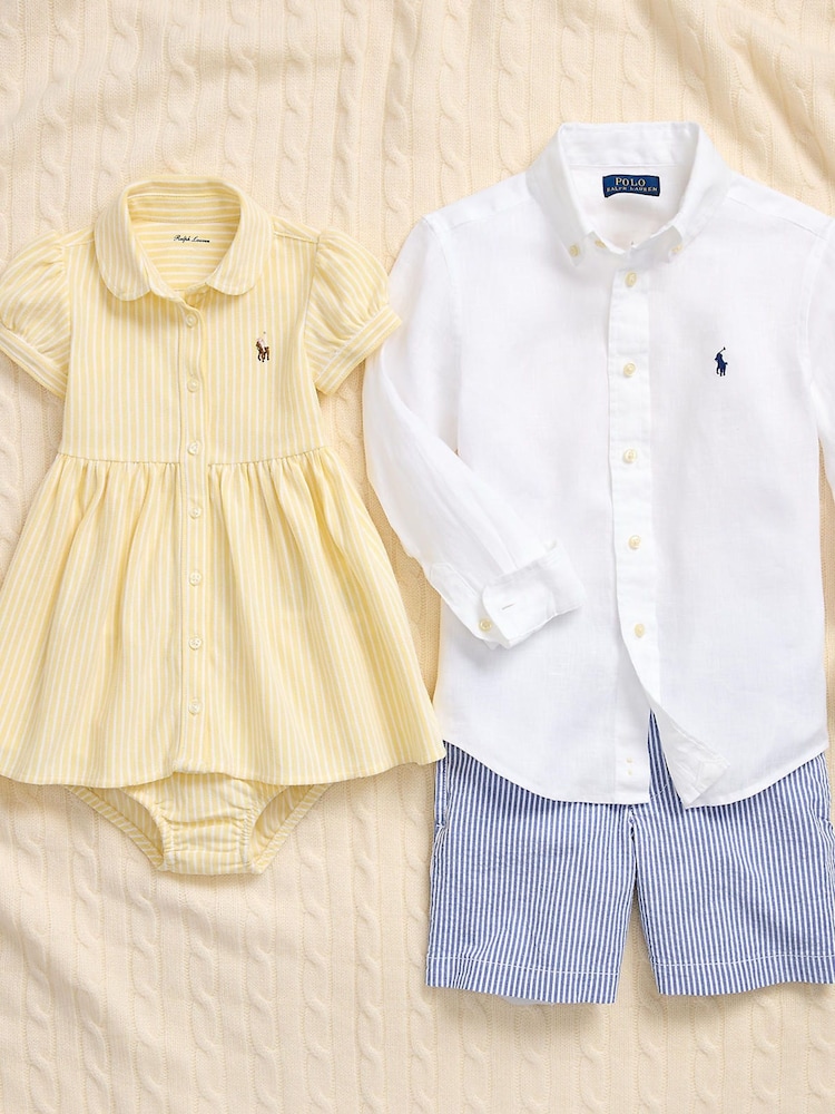 Polo Ralph Lauren Boys Linen Long Sleeve Shirt - Image 3 of 3