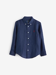 Polo Ralph Lauren Boys 100% Linen Long Sleeve Shirt - Image 1 of 2