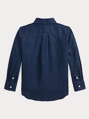 Polo Ralph Lauren Boys 100% Linen Long Sleeve Shirt - Image 2 of 2