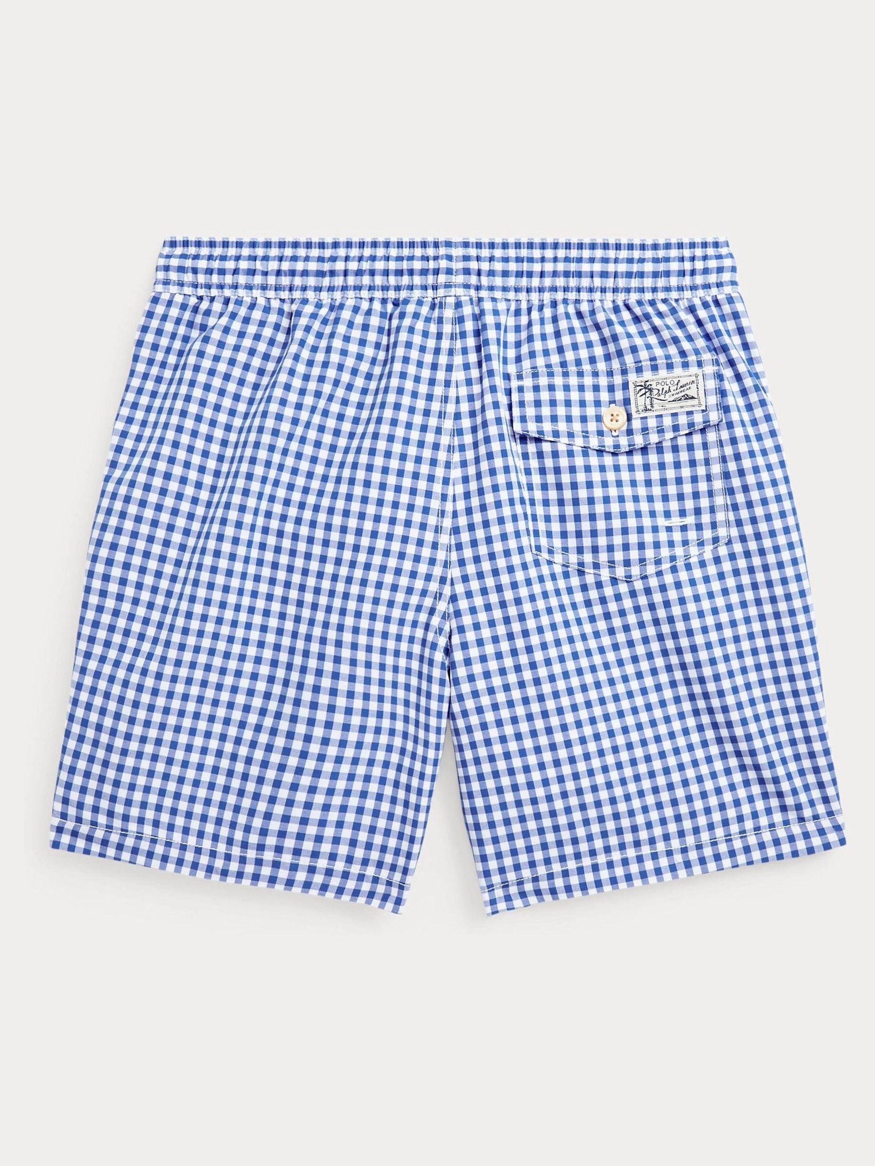 Buy Polo Ralph Lauren Boys Gingham Traveller Black Swim Shorts from Next Luxembourg