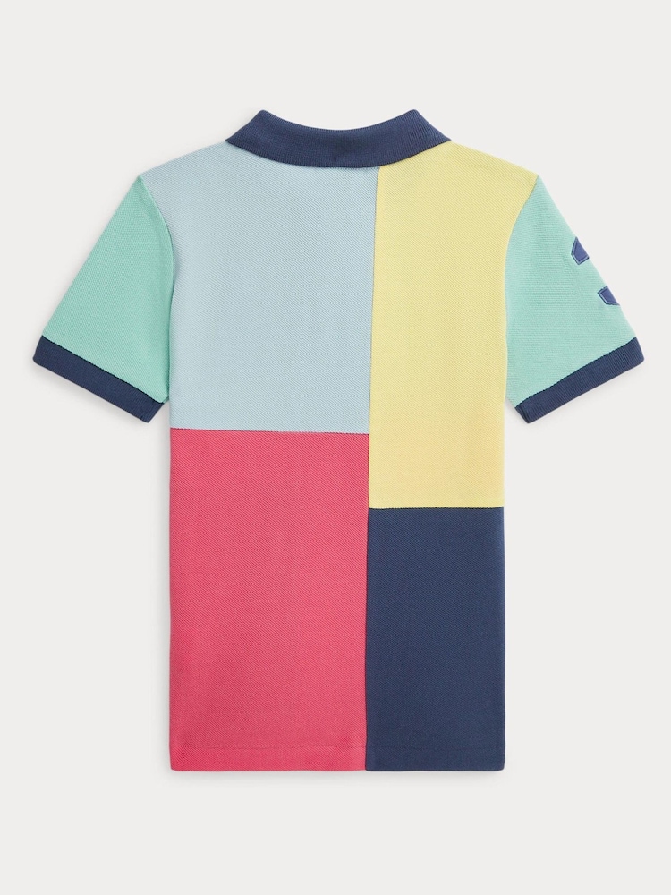 Lauren Ralph Lauren Boys Red Big Pony Cotton Polo Shirt - Image 2 of 4 Lauren Ralph Lauren Boys Red Big Pony Cotton Polo Shirt - Image 2 of 4
