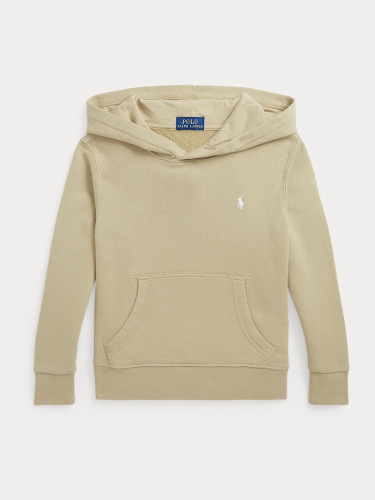 Polo Ralph Lauren Boys Beige Logo Spa Terry Full Tracksuit - Image 1 of 3