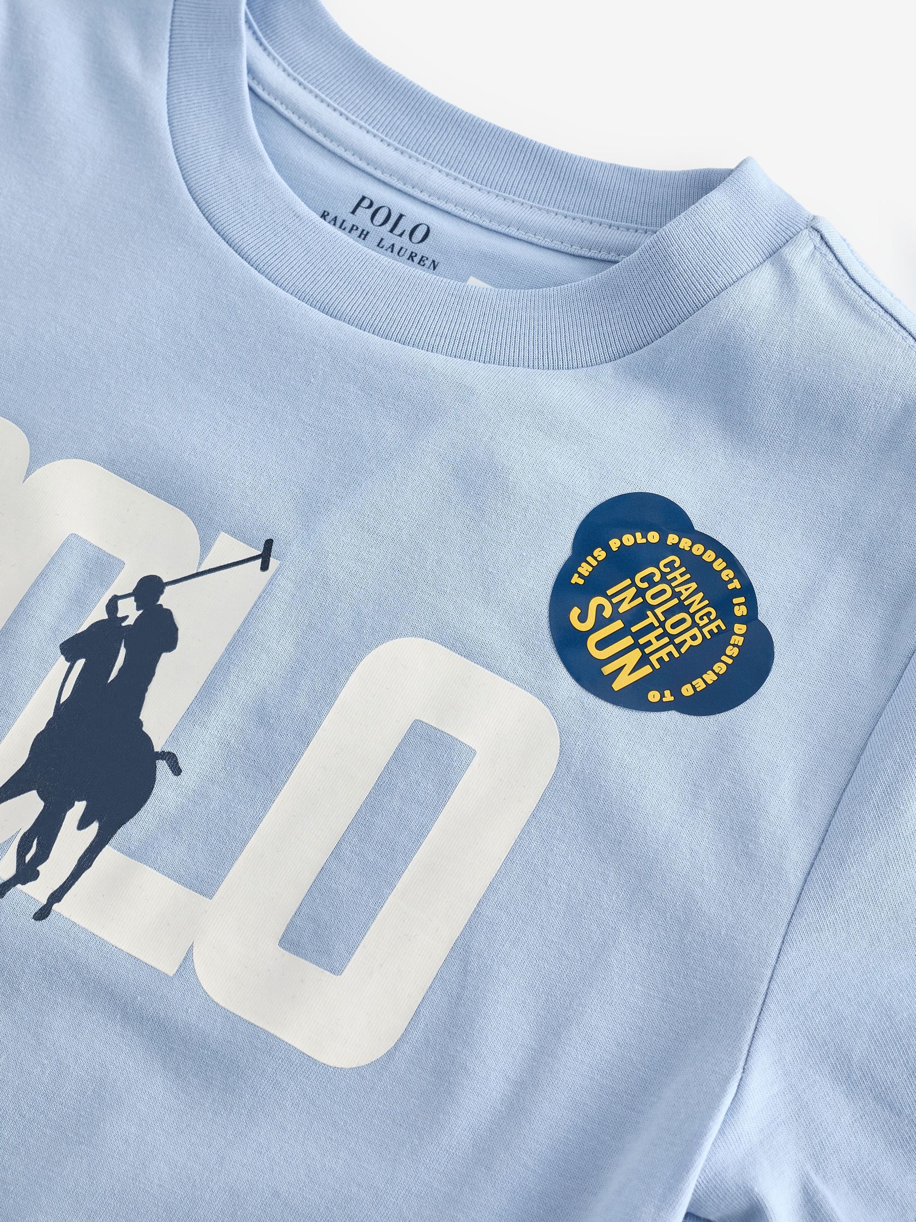 Buy Polo Ralph Lauren Boys Colour Changing Logo Cotton Jersey T Shirt from Next Luxembourg