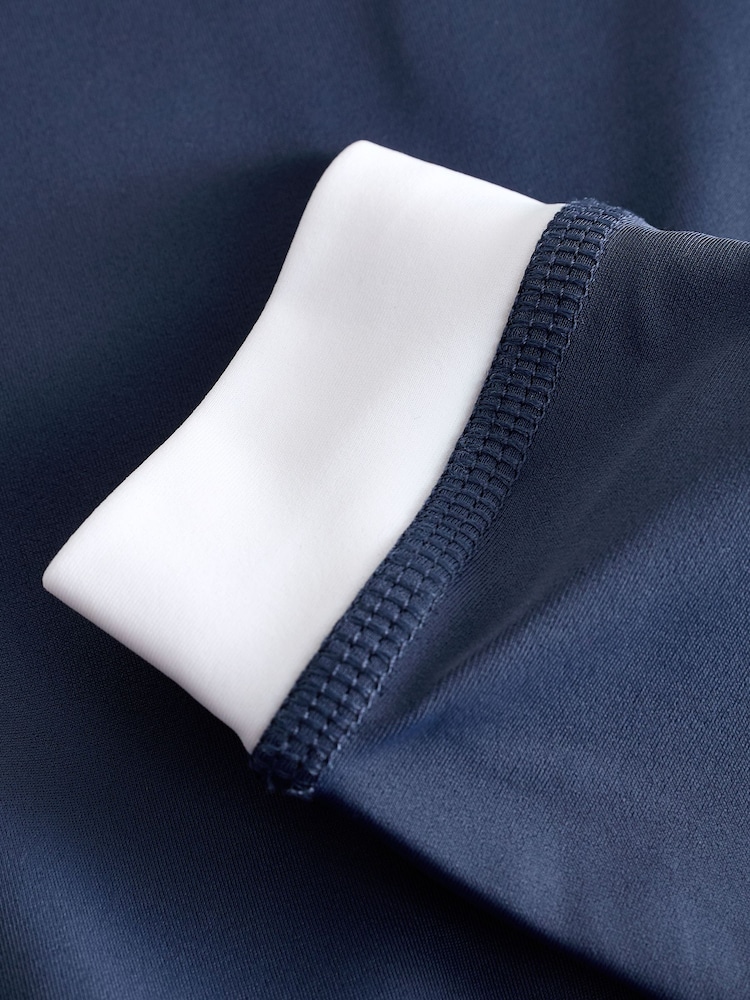 Polo Ralph Lauren Boys Navy Polo Bear Performance Stretch Rash Guard Vest - Image 4 of 4