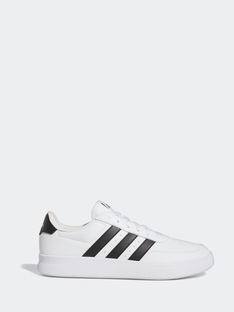 adidas White Black Breaknet Trainers - Image 1 of 9