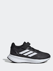 Noir/Blanc - adidas Kids Runfalcon 5 Trainers - Image 1 de 9