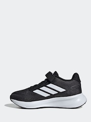 Noir/Blanc - adidas Kids Runfalcon 5 Trainers - Image 2 de 9